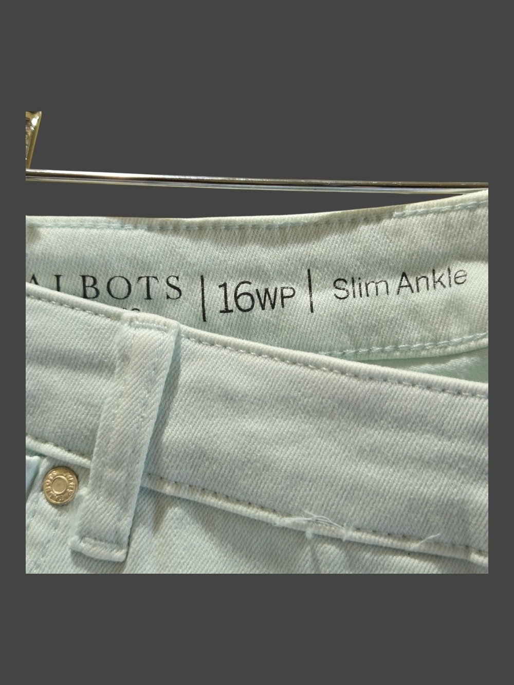 Talbots Light Blue Slim Ankle Women's Jeans - Picture 5 of 10